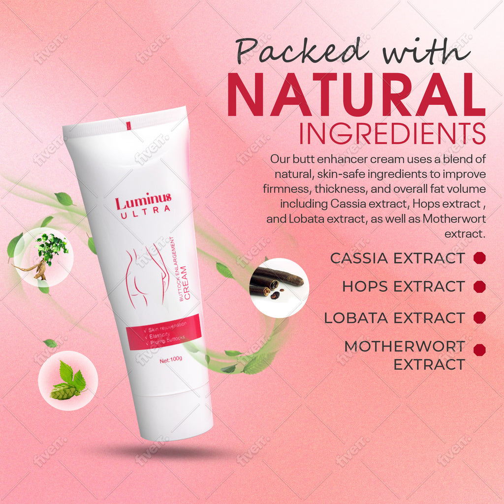 Brazilian Butt Lift & Enhancement Cream - Natural Firming & Volume