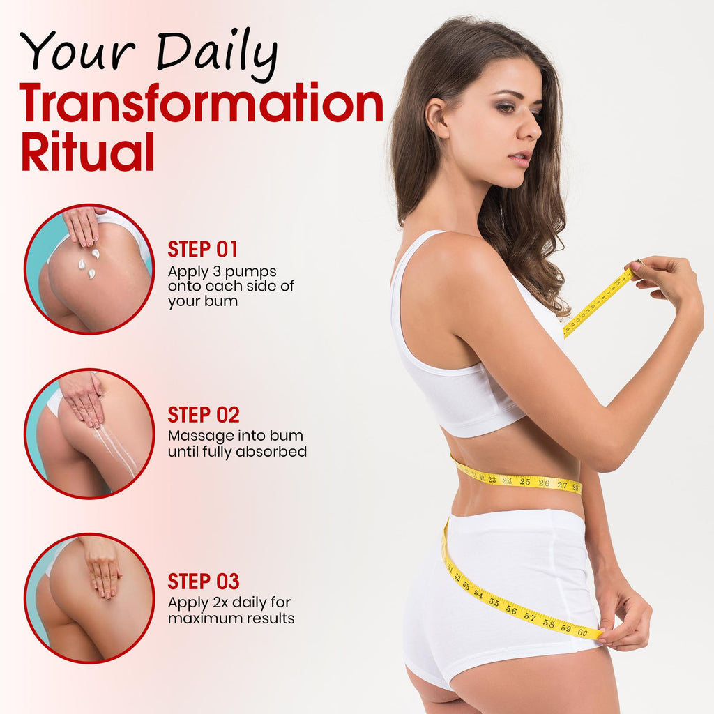 Brazilian Butt Lift & Enhancement Cream - Natural Firming & Volume