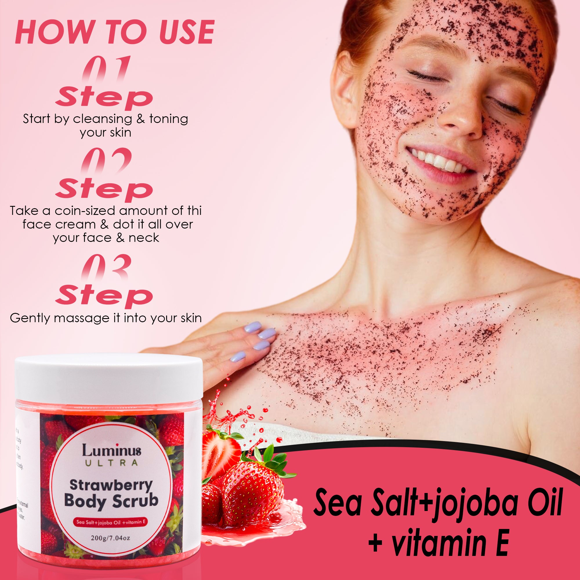 Strawberry Body Scrub /