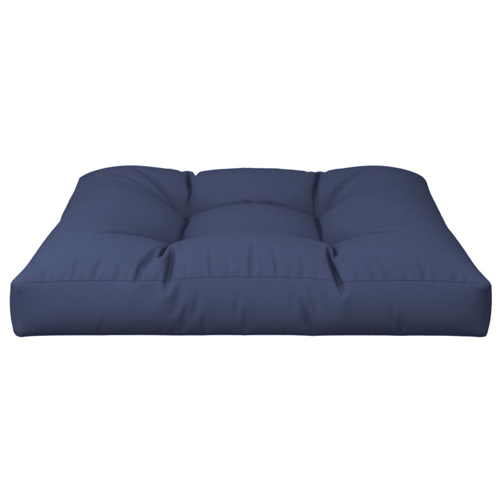vidaXL Pallet Cushion Navy Blue 31.5"x31.5"x4.7" Fabric