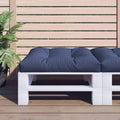 vidaXL Pallet Cushion Navy Blue 31.5"x31.5"x4.7" Fabric