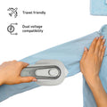 Travel-Ready Fabric Care Trio – Steamer, Mini Iron, & Lint Remover