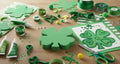 SHAPES ETC. Four Leaf Clover Bright Neon Single Color Small Cut-Outs- 3” x 3”