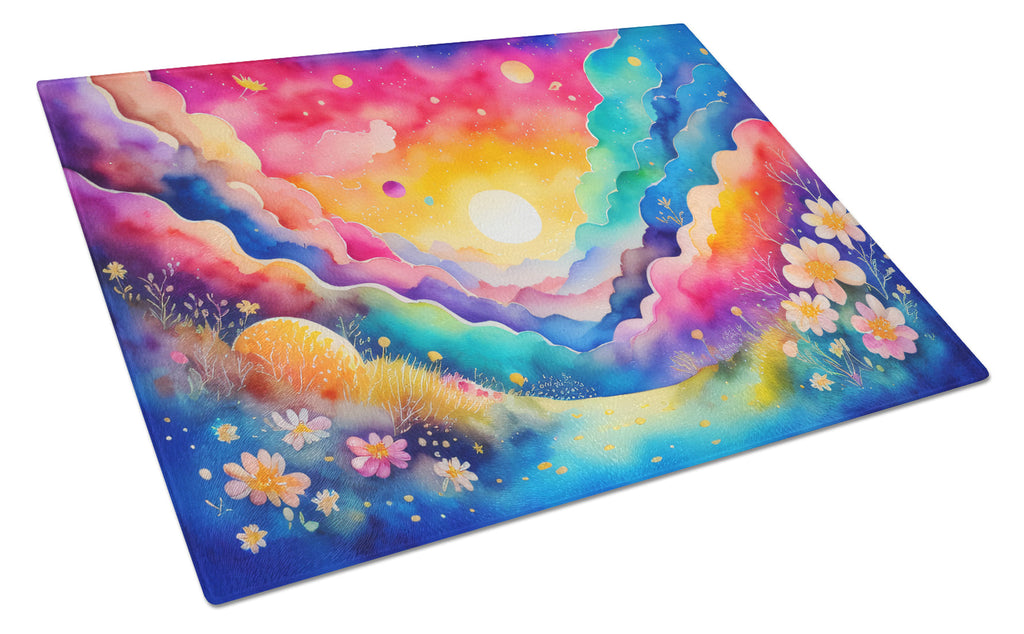 Stock, or Gillyflower in Color Glass Cutting Board