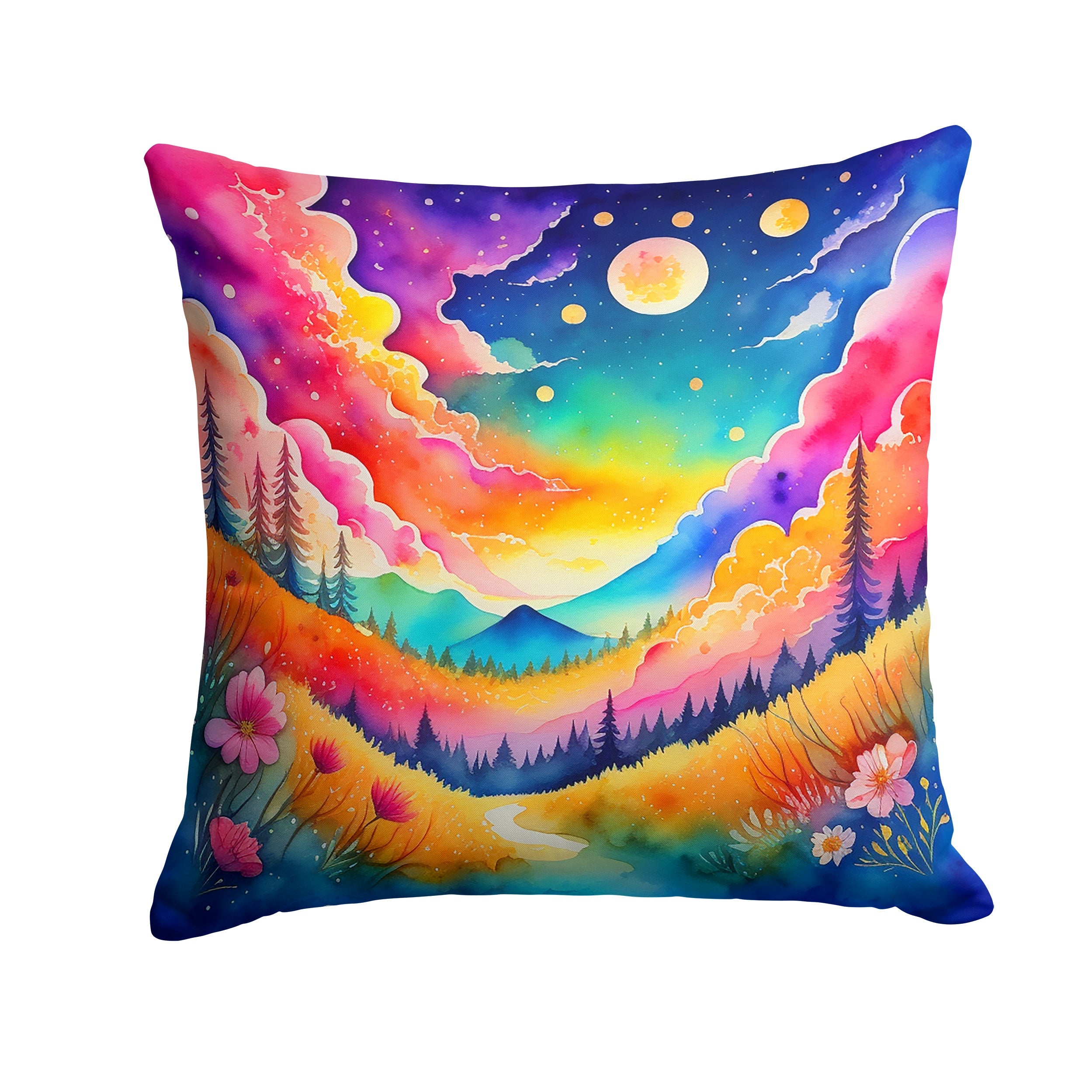 Colorful Stock, or gillyflower Throw Pillow