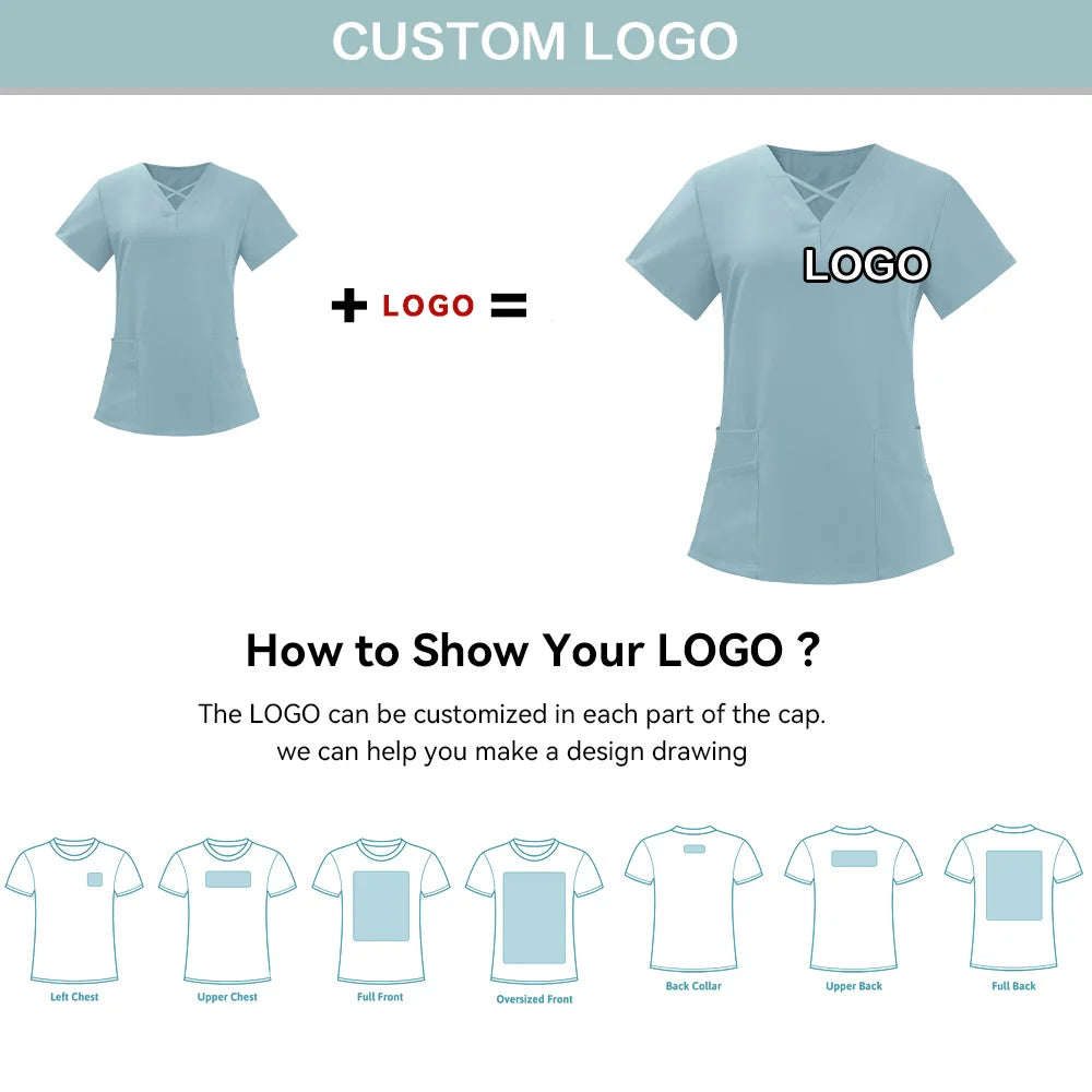 Customizable Unisex Woven Stretch Breathable Jogger Hospital Surgical Sets Scrub Suits Women Nursing Scrubs Uniforms