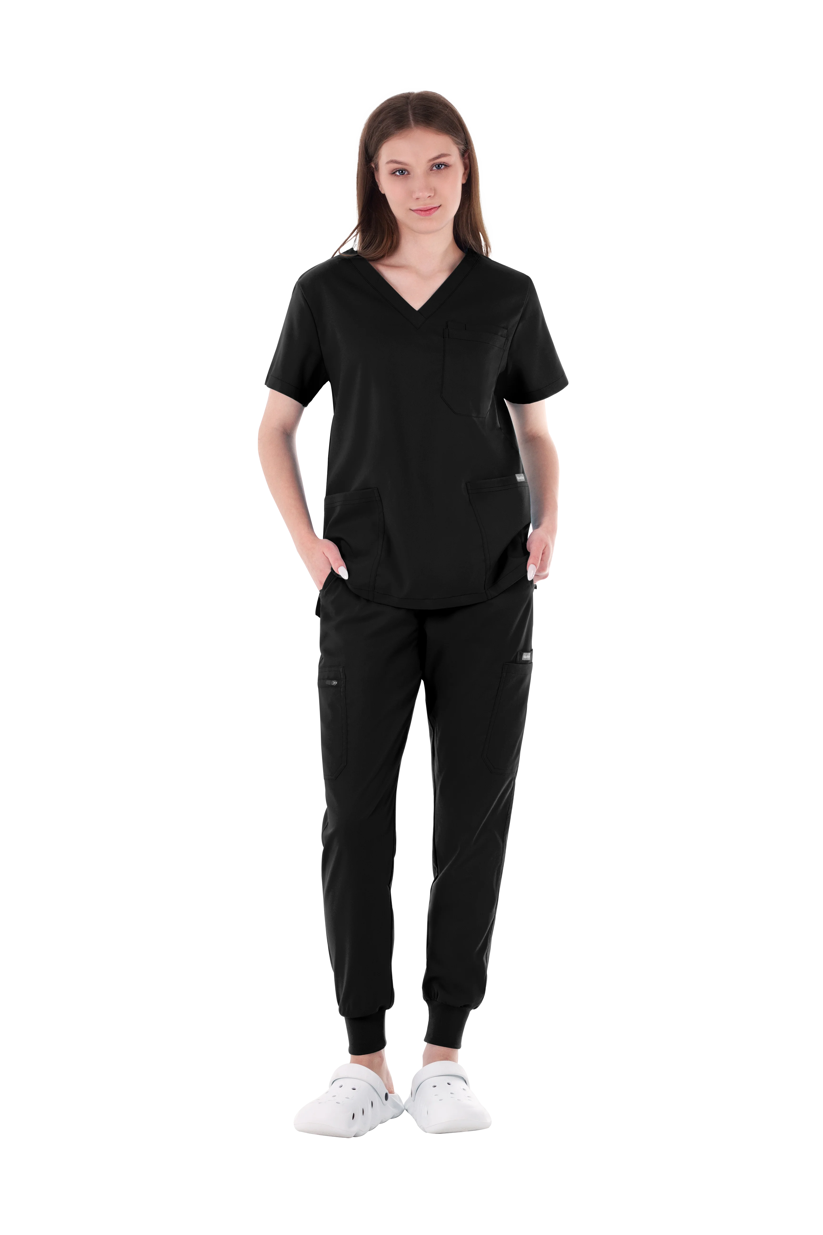 Customizable Unisex Woven Stretch Breathable Jogger Hospital Surgical Sets Scrub Suits Women Nursing Scrubs Uniforms