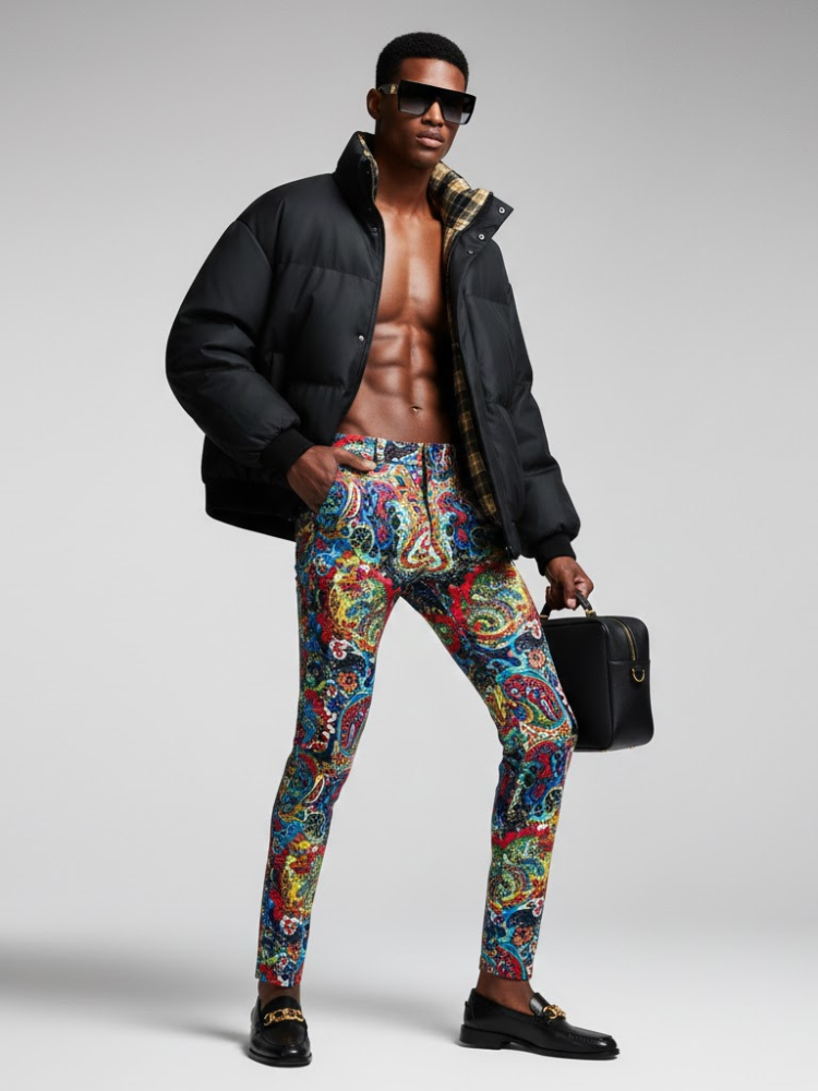 Men's Puffer Jacket HARLEM NYFW New Colecction BYMANYC ® New York