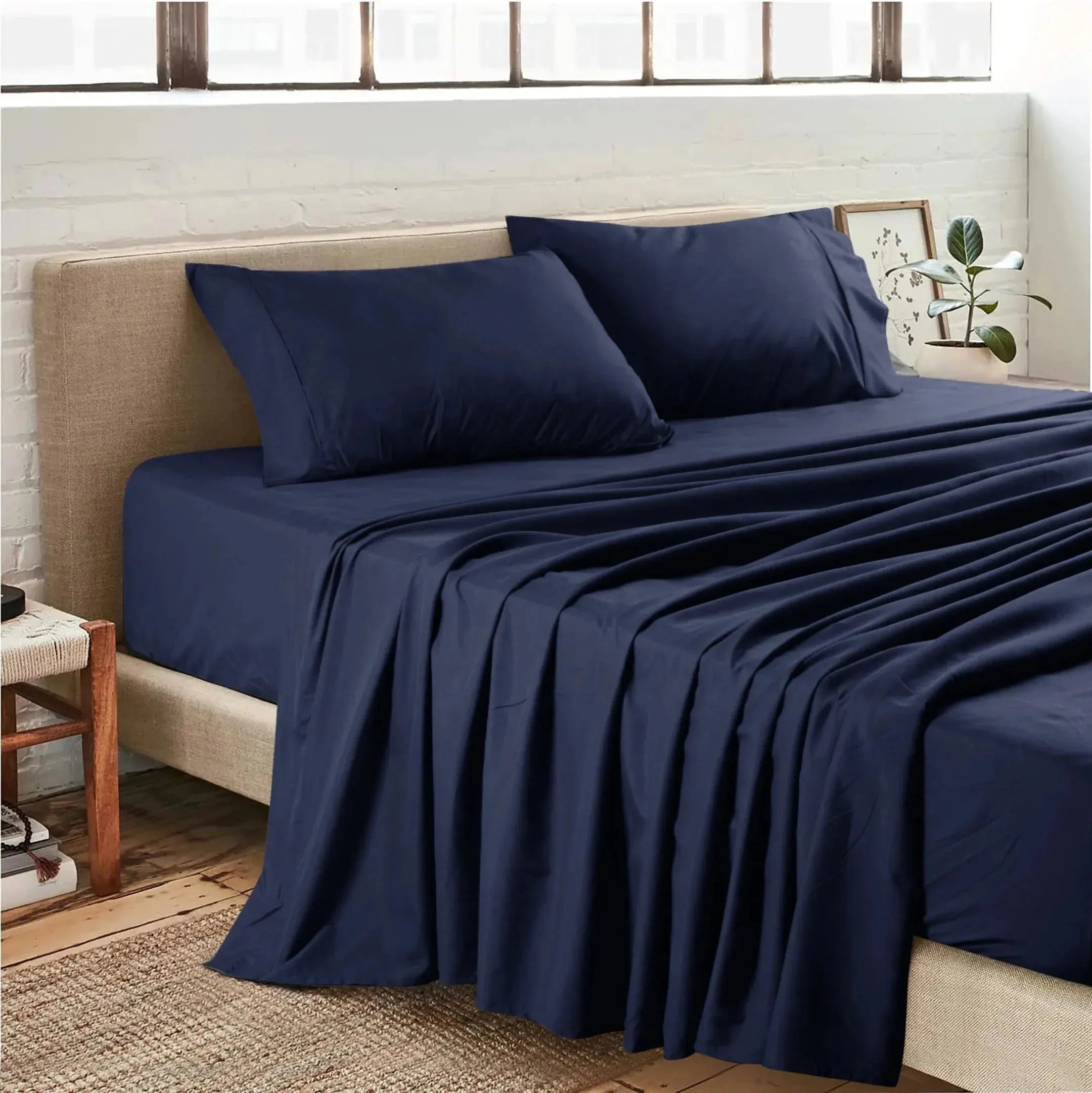 Plain Microfiber Sheet Set in Solid Colors