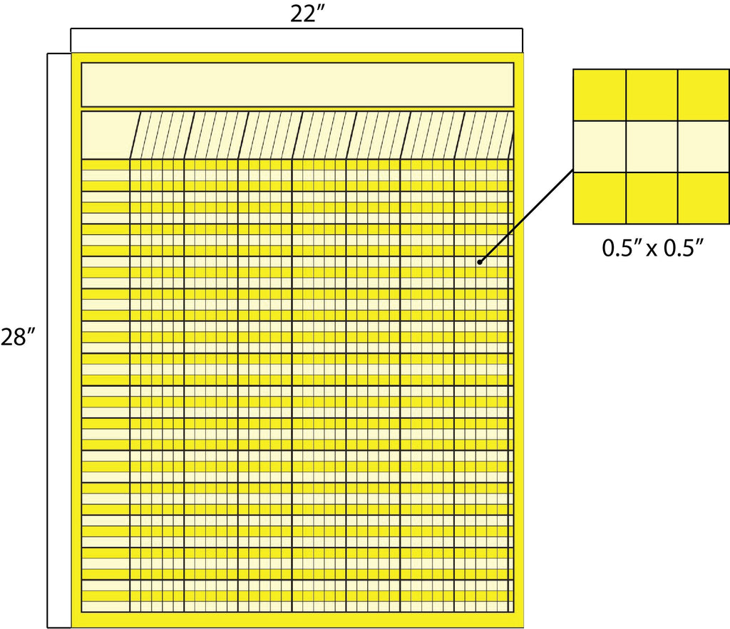 SHAPES ETC. Vertical Chart  - Set of 10
