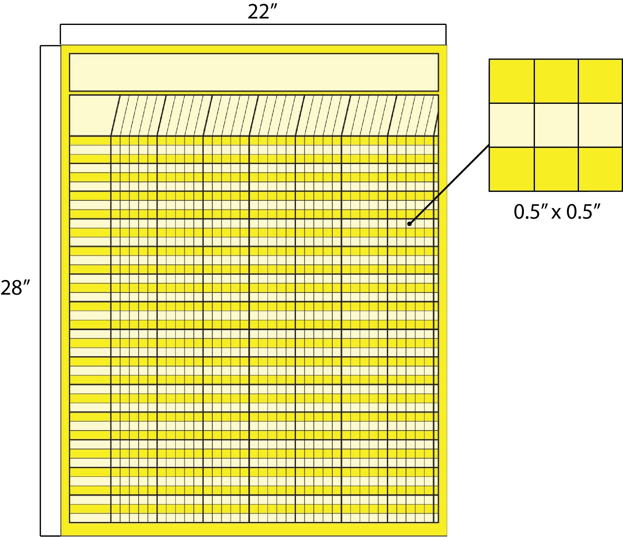 SHAPES ETC. Vertical Chart  - Set of 10