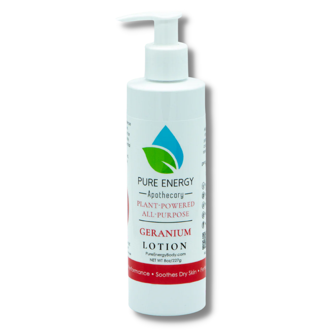 Natural All Purpose Lotion 8 Oz (Geranium)